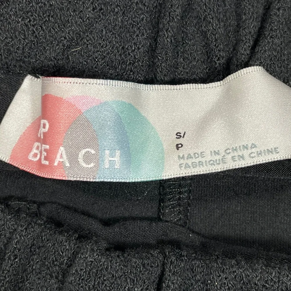 Free‎ People FP Beach Black Ace Terry Crop Top & Skort/Miniskirt Set Size Small